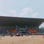 Kejurkab Atletik 2023, Ratusan Siswa Semuti Stadion Prabu Linggabuana