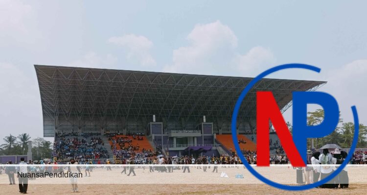 Kejurkab Atletik 2023, Ratusan Siswa Semuti Stadion Prabu Linggabuana