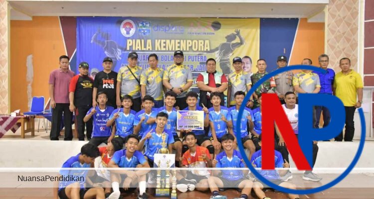 Kota Banjar Gelar Turnamen Bola Voli, SMAN 1 Cisaga jadi Juara