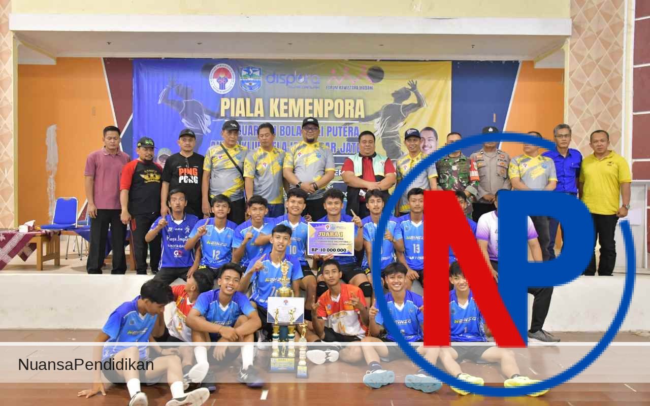 Kota Banjar Gelar Turnamen Bola Voli, SMAN 1 Cisaga jadi Juara