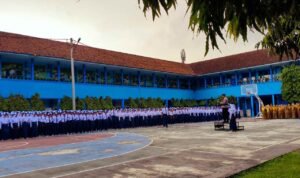 Polsek Ciamis Sosialisasi Anti Geng Motor Saat Upacara Bendera